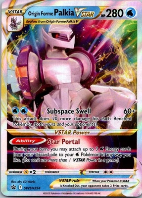 Origin Forme Palkia VSTAR SWSH254 SWSH: Sword & Shield Promo Cards Promo Holo NM - Image 1 of 2