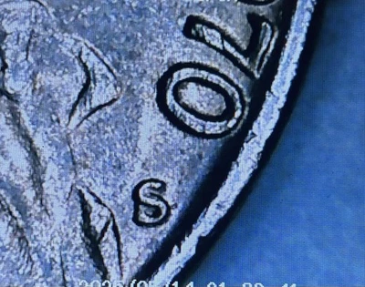 💥 1970 S Jefferson Nickel Letters Into Rim ERROR - Image 1 of 4