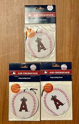 Los Angeles Angels MLB Ambientador Coche Licenciado Lote De 3 Nuevo Béisbol Foto 1 de 3