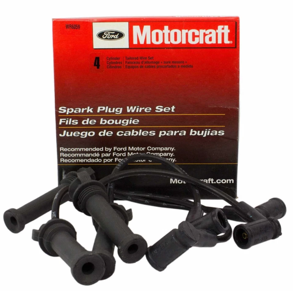 1 Juego de cables de encendido de bujía FORD/MOTORCRAFT para Ford Ranger 2,3 L L4 2001-2011 Foto 1 de 4