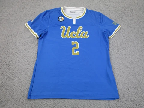 UCLA Bruins Jersey Womens L Blue Volleyball Under Armour Athletic Fit Cover