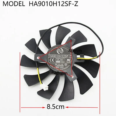 HA9010H12F-Z Graphics Fan 2Pin 85MM GPUFan for MSI RX560 GTX1050/1050ti AERO ITX - Image 1 of 4