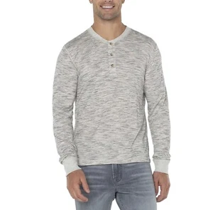 NUEVO NUEVO CON ETIQUETAS Liverpool Para hombres Manga Larga Henley Pullover Camiseta Camiseta Grande Precio de venta sugerido por el fabricante $79 - Imagen 1 de 8