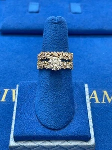 14k Lab Created Diamond Bridal Set - Picture 1 of 6