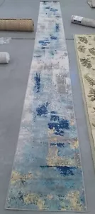 GREY / GOLD 2'-0" x 18'-0" Flaw in Rug, Reduced Price 1172770660 JSP101A-218 - Picture 1 of 4