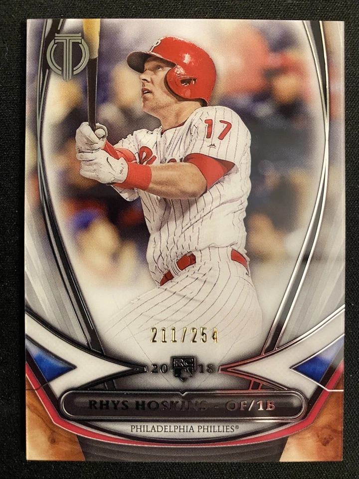 Rhys Hoskins 2018 Topps Tribute Rookie Card #211/254 - Image 1 of 2