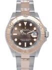 Rolex Yacht-master 40 18k Rose Gold/steel Chocolate Dial Watch B/p '19 126621
