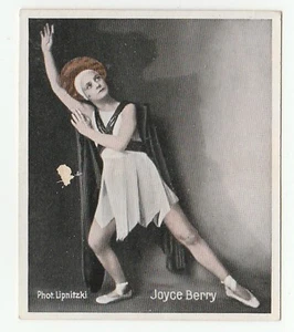 Tarjeta de tabaco alemana de las pistas de baile del mundo de los años 30 #062 de Joyce Berry - Imagen 1 de 2