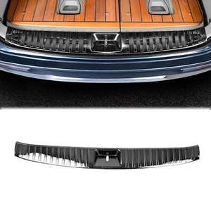 for Kia Carnival 2022-2024 Steel Rear Bumper Protector Guard Sill Cover (Black) - Picture 1 of 5