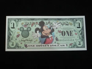 United States 2000 $1 Disney Dollar Mickey Mouse Uncirculated (AB5) - Picture 1 of 2