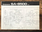 Pioneer SA-8500 KCU Amplifier  Fold Out Schematic *Original*
