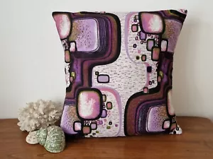 Handmade geometric envelope scatter cushion cover vintage 1960s 1970s fabric - Picture 1 of 3