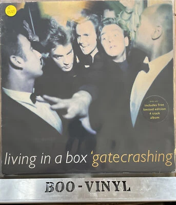 Living In A Box - Gatecrashing - 12” Vinyl - Record LP Plus Bonus 4 Track Record - Image 1 of 4