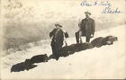 Rppc Alaska Hunters Dead Bears Dean W King 1907 17 Velox Real Photo Postcard