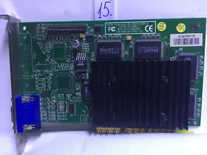 NVIDIA Riva TNT2 Pro 16mb Ram Silent Vintage Video Card DSUB AGP PC TESTED OK !! - Picture 1 of 12