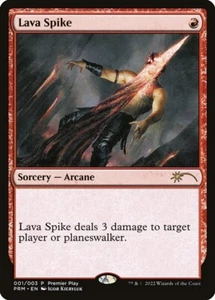 1x - Lava Spike - #01 - Pro Tour Promos - NM MTG - Picture 1 of 1