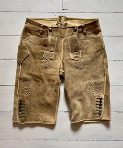 Meindl Lederhose Damen sämisch gegerbt Modell: Salzburg - Bild 1 von 9