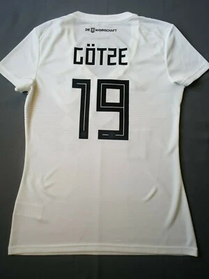 Gotze Germany women jersey medium 2019 home shirt BQ8396 soccer Adidas ig93 - Image 1 of 4