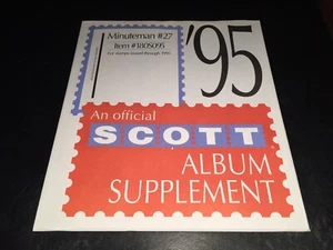  Suplemento álbum de estampillas Minuteman de Scott de Estados Unidos #27-1995-3 anillo - Imagen 1 de 1