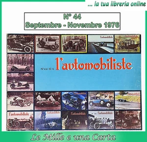 rivista auto storiche L'AUTOMOBILISTE REVUE DE AMATEUR panhard Levassor torpedo - Imagen 1 de 10