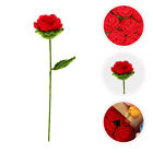 Artificial Red Rose Flower Bundle for Home and Office Decor