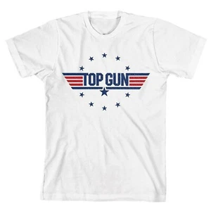 T-shirt maglietta Top Gun uomo manica corta bianca nuova con etichetta - Foto 1 di 4