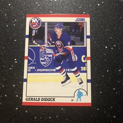 Gerald Diduck 1990 Score Hockey #139 NHL New York Islanders Defenseman - Image 1 of 2
