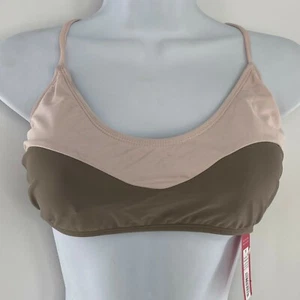 Traje de baño Xhilaration para mujer Junior XL torso bralette champaign bloque color - Imagen 1 de 4