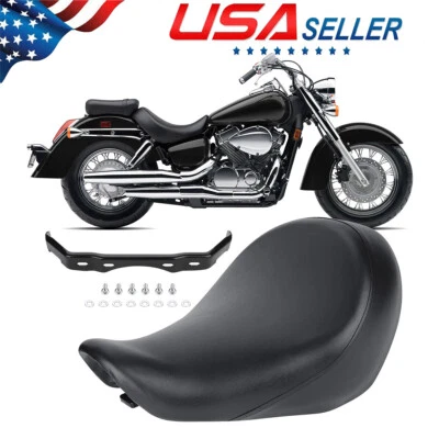 Cojín de asiento del conductor delantero negro para Honda Shadow Aero 750 VT750C 2004-2013 Foto 1 de 4