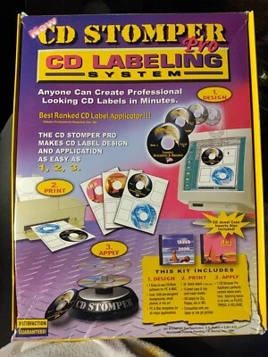 CD Stomper Pro Labeler System Cd Labeling System Cd Stomper Pro New BUT OPEN BOX - Image 1 of 4