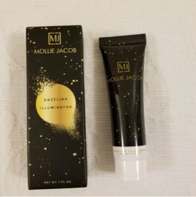 Iluminador Deslumbrante Mollie Jacob 1 OZ NUEVO CON ETIQUETAS Brillo de Aspecto Natural Foto 1 de 4