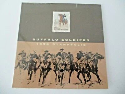 Buffalo Soldiers 1994 Stamp Folio - Image 1 of 4