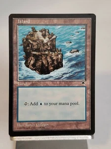 MTG Island Tempest Regular Land Magic - Picture 1 of 7