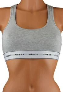 GUESS Damen Womens Basic Bralette Grey Grau in XS S M L XL - NEU - Imagen 1 de 2