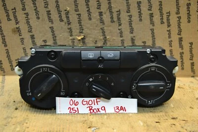 Volkswagen Golf 2006 temperatura aire acondicionado control de clima bx9 251-13 Foto 1 de 4