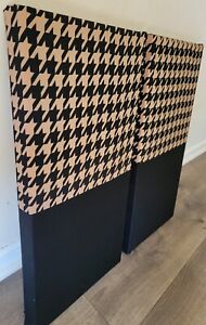 4 Houndstooth Printed Sound Absorbing Acoustic Wall Panels - SET OF 4