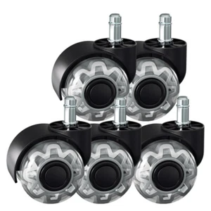 5 Stück BürostuhlRollen Stuhlrollen 11mm x 22mm Drehstuhl Hartbodenrollen rollen - Bild 1 von 9