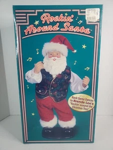 16" Rock Santa Collectibles Rockin' Around Santa 1999 By Christmas Fantasy Ltd. - Picture 1 of 22