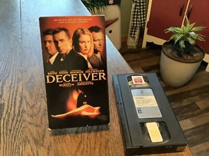 Deceiver Used VHS 1998 Thriller Tim Roth Renee Zellweger Free USA Shipping - Foto 1 di 2