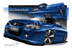 HOLDEN VZ II THUNDER SS UTE IMPULSE A2 FRAMED PRINT (HC670) - Picture 1 of 1