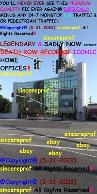 DEATH ROW RECORDS LEGENDARIO ICÓNICO HOGAR OFICINAS FOTO SUGE KNIGHT TUPAC SNOOP  Foto 1 de 2