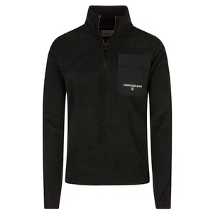 CALVIN KLEIN Jeans Polar Utility Full Zip Jacket in Black NEW Size L BNWT - Picture 1 of 6