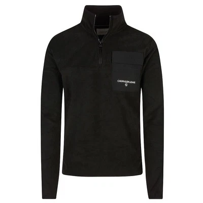 CALVIN KLEIN Jeans Polar Utility Full Zip Jacket in Black NEW Size L BNWT - Image 1 of 4