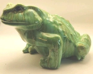 Vintage Studio Art Pottery Large Frog ~ Toad Drip Glazed 7"L x 4.5"T x 5"W - Bild 1 von 8