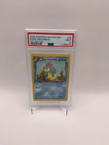 Neo Destiny #032/105 Dark Croconaw 1st Edition Psa 9 - Picture 1 of 2