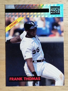 Páginas de bolsillo 1992-93 promoción #65 Frank Thomas - Imagen 1 de 2