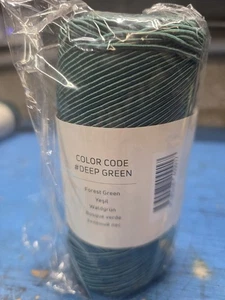 Sensy Premium Chic and Easy 1.5mm 218 Yards 50% Cotton 50% Polyester Deep Green - Picture 1 of 4