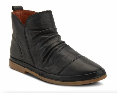 Spring Step Gaspare Navy Leather  Booties  Side Zipper Size 40 / 9 NWOB - Image 1 of 4