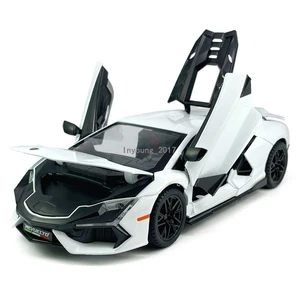 1:24 Lamborghini Revuelto Model Toy Car Diecast Toy Vehicle Kids Adults White - Picture 1 of 12