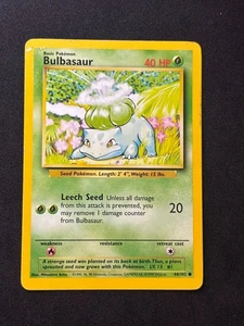 Pokémon TCG - Bulbasaur - 44/102 - Comune Illimitato - Set Base LP - Foto 1 di 2